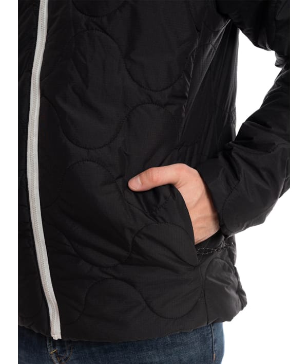 man wearing black light padded jacket 1