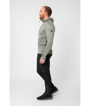 7812927 Hide Powerstretch jacket forest green front