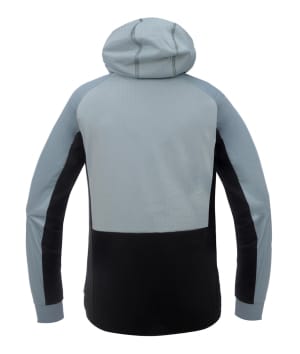 2117 7913970 women vibo hybrid softshell square fleece hoodie jacket ocean blue a