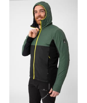 7513908 Roxtuna hybrid jacket forest green front
