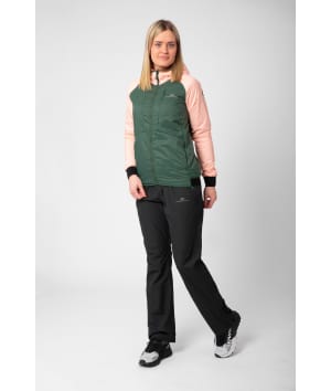 7613909 Krusbo light padded jacket forest green front