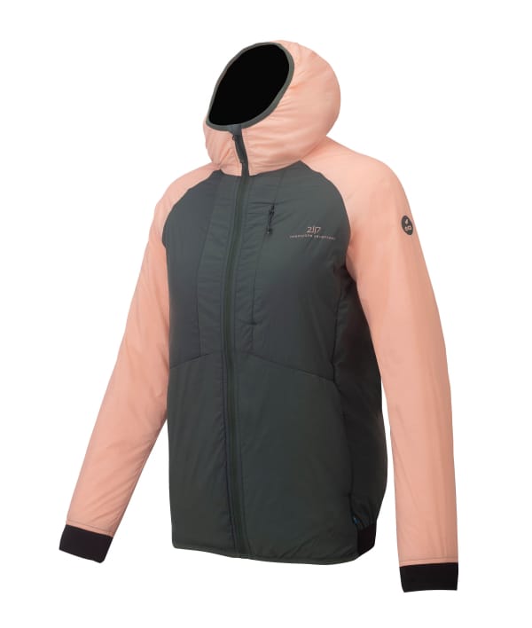 7613909 Krusbo light padded jacket forest green front