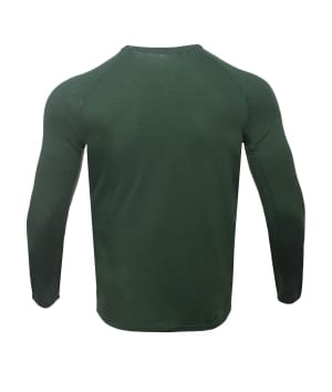 7853919 Luttra Mesh top long forest green front