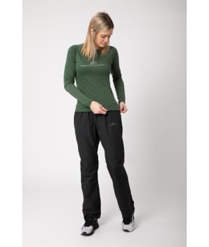 7953919 Luttra Mesh top long black front