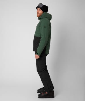 2117 7513923 7523923 men sala light padded ski jacket pants black forest green c 2