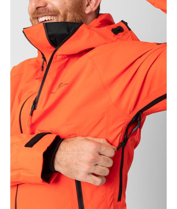 2117 7513929 men kuolpa 3 layer shell ski jacket red orange a