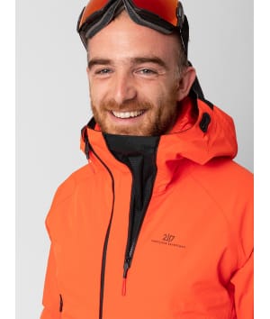 2117 7513929 men kuolpa 3 layer shell ski jacket red orange a
