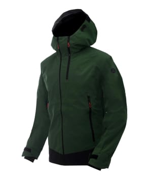 2117 7513929 men kuolpa 3 layer shell ski jacket forest green a