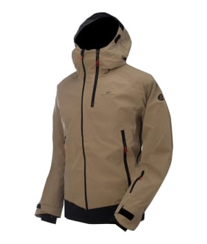 2117 7513929 men kuolpa 3 layer shell ski jacket kitt brown beige a