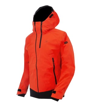 2117 7513929 men kuolpa 3 layer shell ski jacket red orange a
