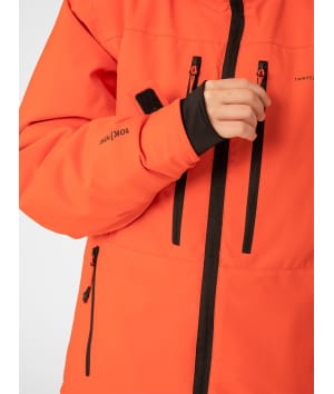 2117 7513932 langas child ski jacket red orange a