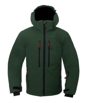 2117 7513932 langas child ski jacket forest green a