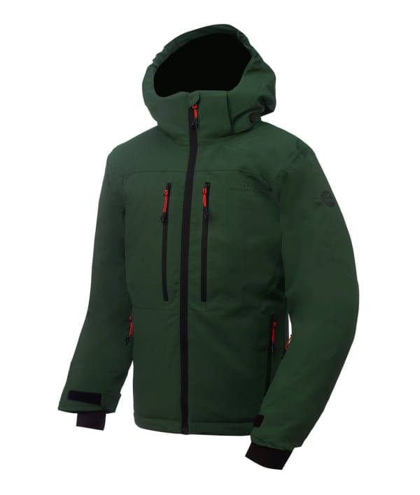 2117 7513932 langas child ski jacket forest green a