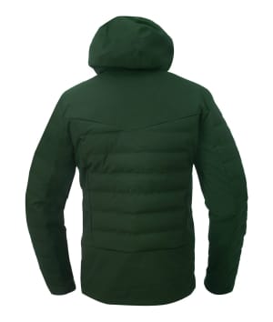 2117 7513937 men alip 3 layer shell padded ski jacket forest green a