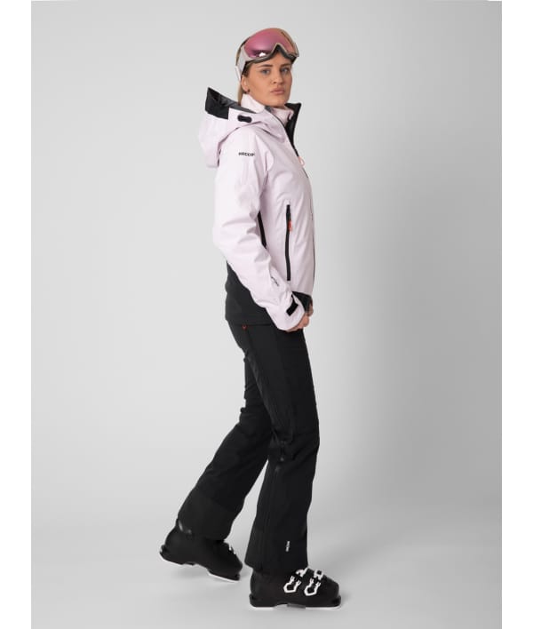 2117 7613929 women kuolpa 3 layer shell ski jacket soft pink a