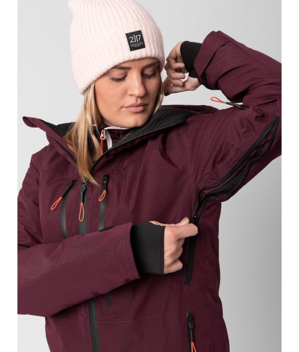 2117 7613931 women ebbared ski jacket black a