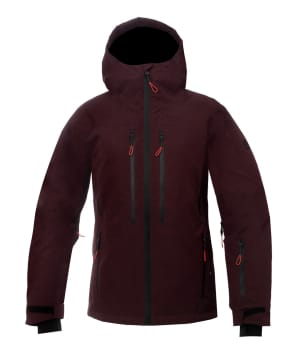 2117 7613931 women ebbared ski jacket dark plum purple a