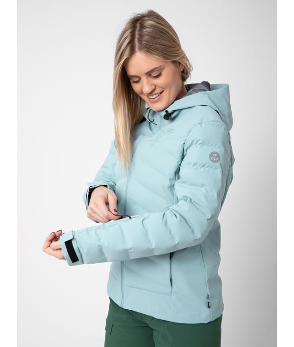 2117 7613937 women alip 3 layer shell padded ski jacket black a