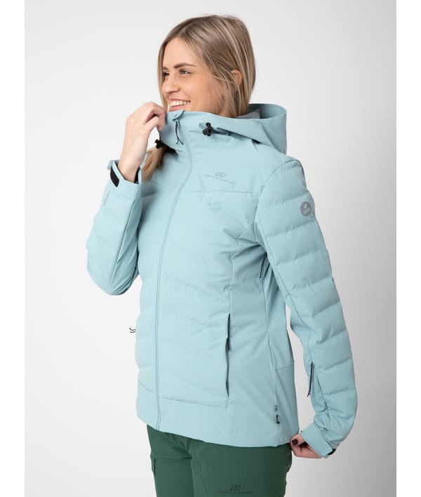 2117 7613937 women alip 3 layer shell padded ski jacket black a