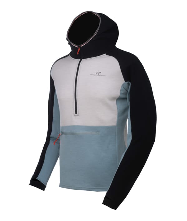 2117 7813934 men gasska merino wool hoodie sweater ocean blue a