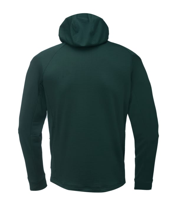2117 7813935 men hammal square fleece jacket forest green front