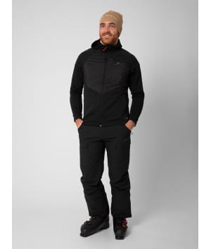 2117 7813935 men hammal square fleece jacket black front