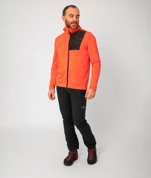 2117 7813936 men skoges powerstretch jacket hoodie red orange a