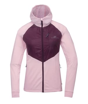2117 7913935 women hammal square fleece jacket soft pink front