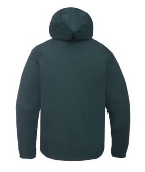 2117 7614901 women skogmo 3 layer rain jacket forest green front