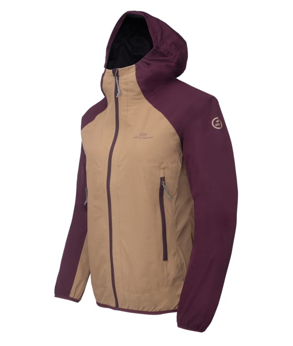 2117 7614907 women klacken 2,5 layer rain jacket kitt front