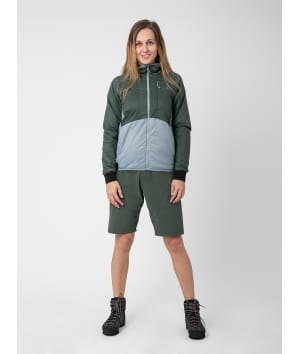 2117 7614909 women krusbo jacket forest green front