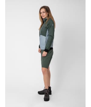 2117 7614909 women krusbo jacket forest green front