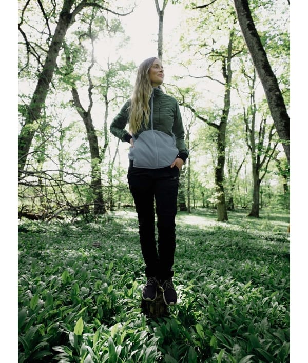 2117 7614909 women krusbo jacket forest green front