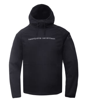 2117 7814912 men sibbhult thin softshell hoodie black front