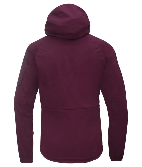 2117 7914912 women sibbhult hoodie dk plum front