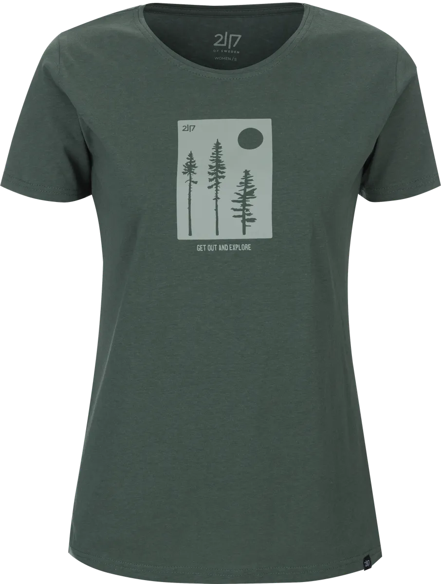 Apelviken t-shirt med tryck Dam