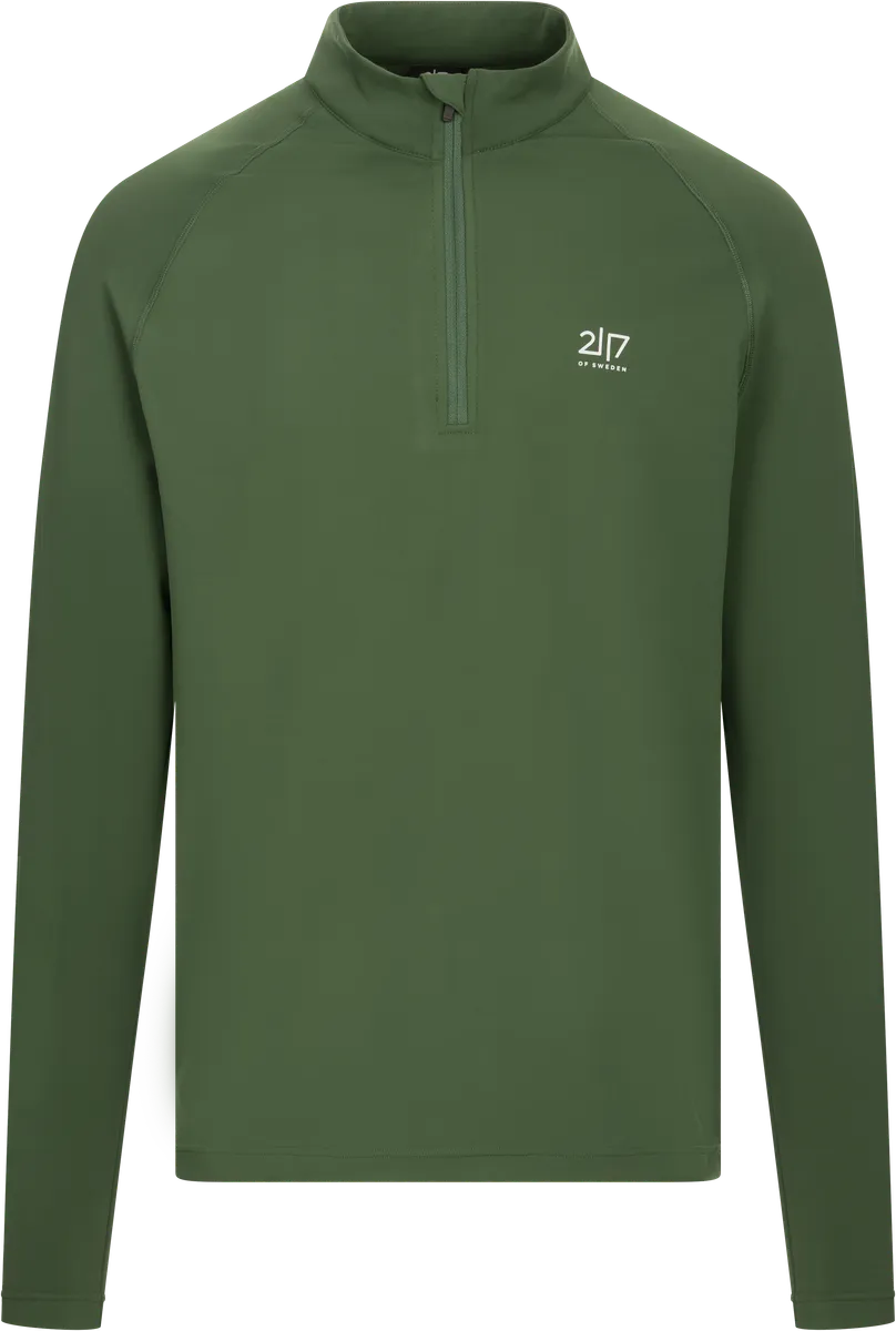 Undal stretchig mellanlager-half zip Herr